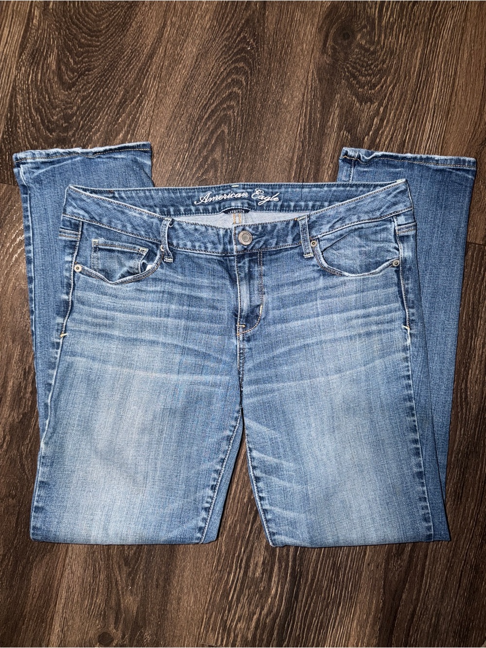 American Eagle Stretch Skinny Jeans Women’s Size 14 Medium Wash